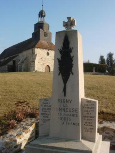 Oorlogsmonument Rigny-la-Nonneuse