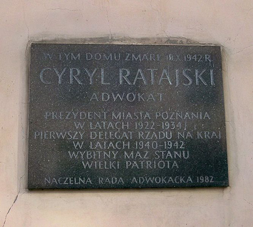 Gedenkteken Cyril Ratajski