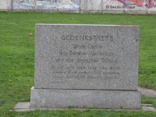 Memorial Stone Victims World War 2 and the Dividing of Germany #2