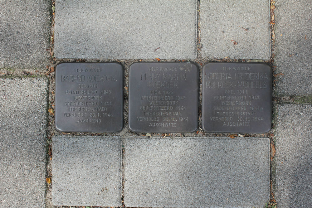 Stolpersteine Brugsestraat 34