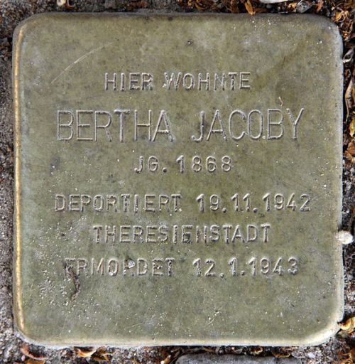 Stolpersteine Pestalozzistraße 9a #1