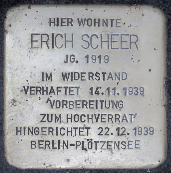 Stolperstein Kohlensiepen 117 #1