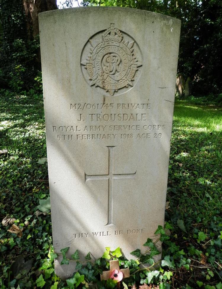 Commonwealth War Grave St. Augustine Churchyard #1