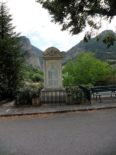 Oorlogsmonument Prads-Haute-Bléone #1