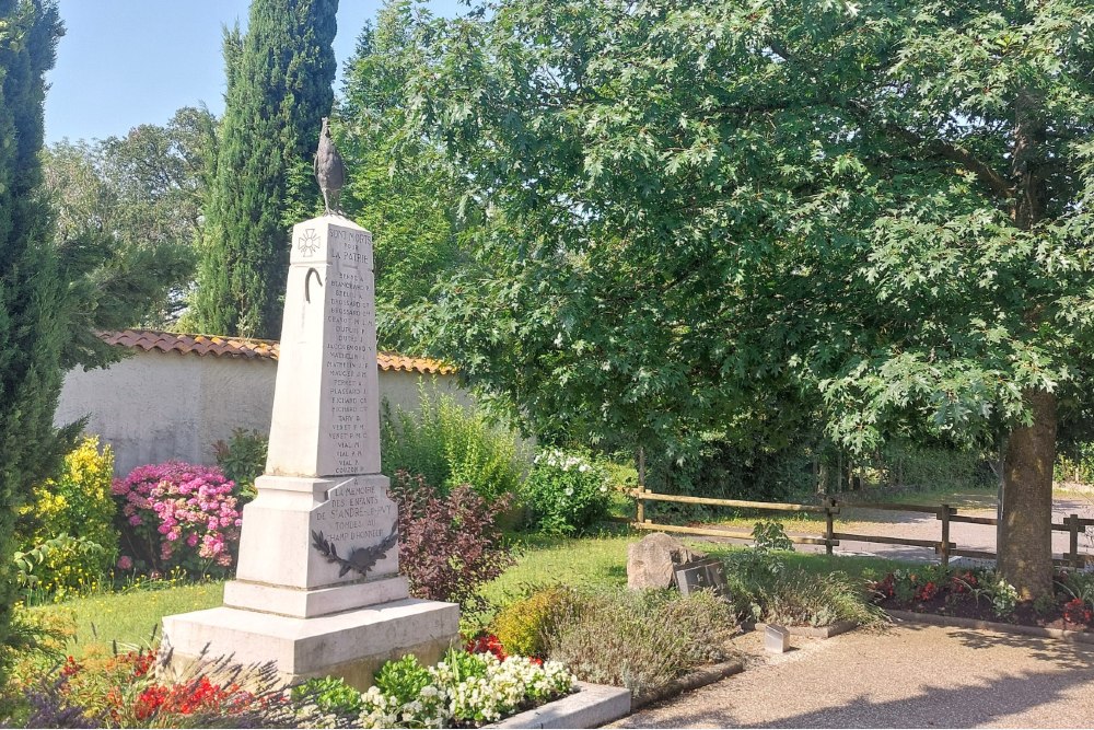 Oorlogsmonument Saint-André-le-Puy #4
