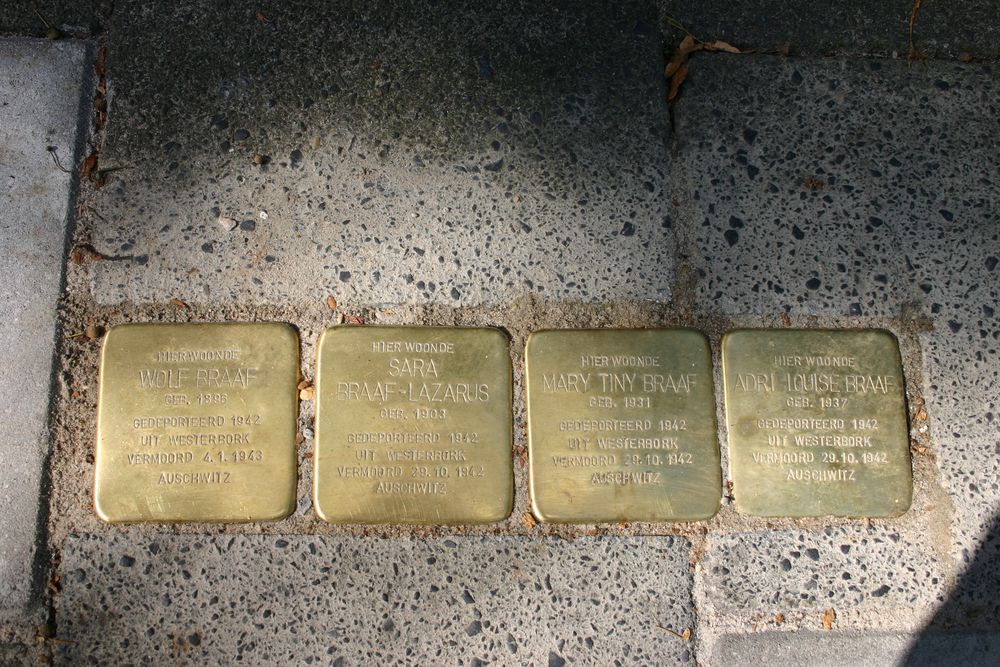 Stolpersteine H.W. Mesdagstraat 7 #1