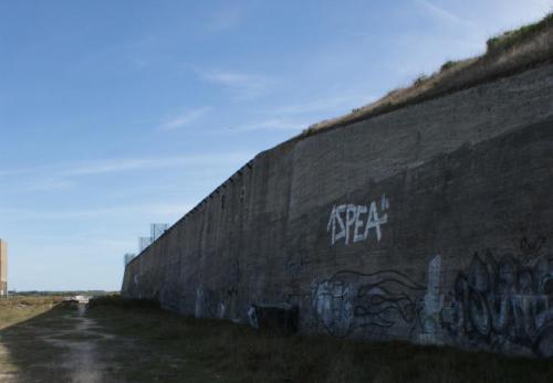 Duitse Bunkers en Muur bij Grindmolen Tréguennec #2
