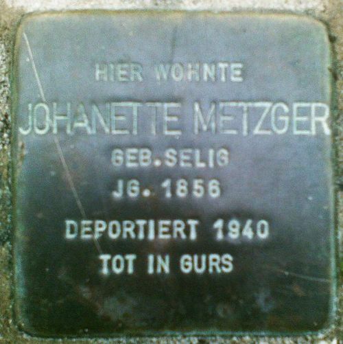 Stolpersteine Bahnhofstrae 2 #3