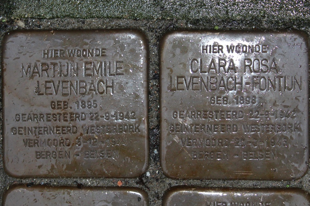 Stolpersteine Gerrit van der Veenstraat 163 #3