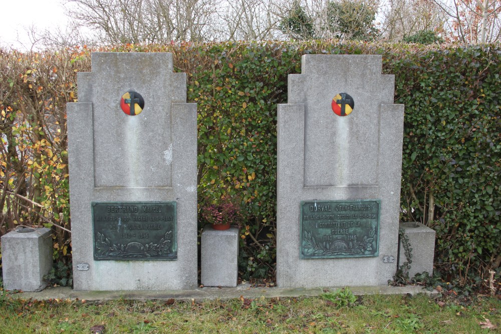 Belgian Graves Veterans Grivegne Bois-de-Breux Cemetery #4