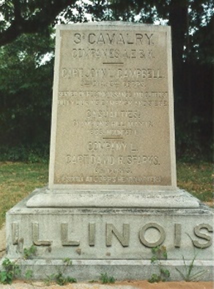 Monument 3rd Illinois Cavalry (Union)