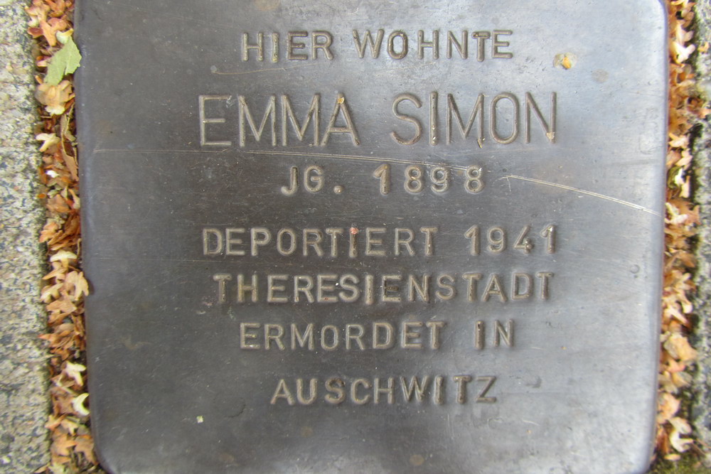 Stumbling Stones Walter-Rathenau-Straße 10 #4