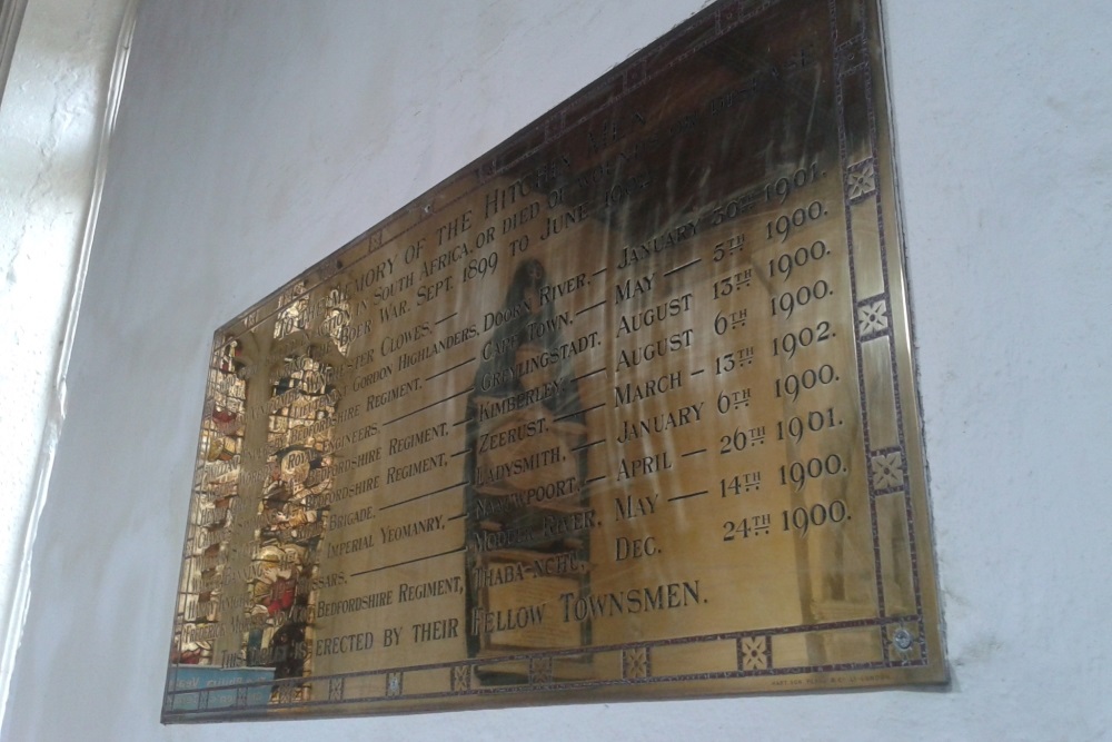 Boer War Memorial Hitchin