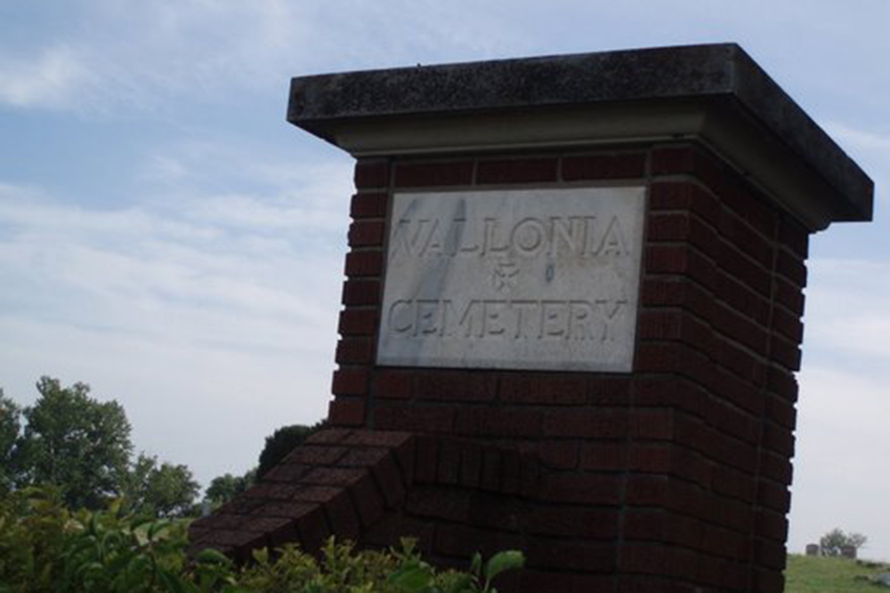 American War Graves Vallonia Cemetery #1