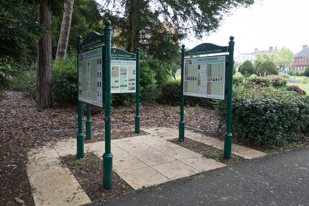 Roll of Honour Melton Mowbray