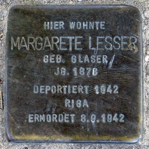 Stolpersteine Lindenstrae 66 #2