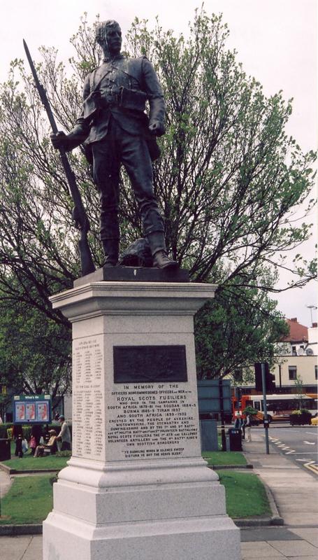 Monument Royal Scots Fusiliers