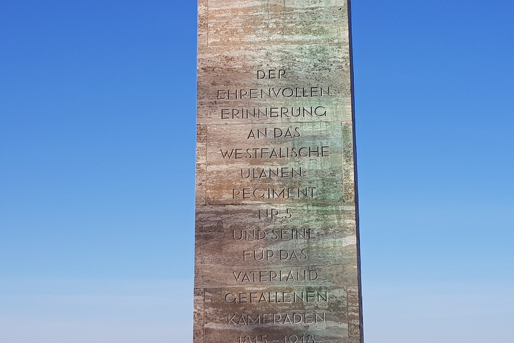 Monument van het 5e Westfaler Lansiers Regiment #1
