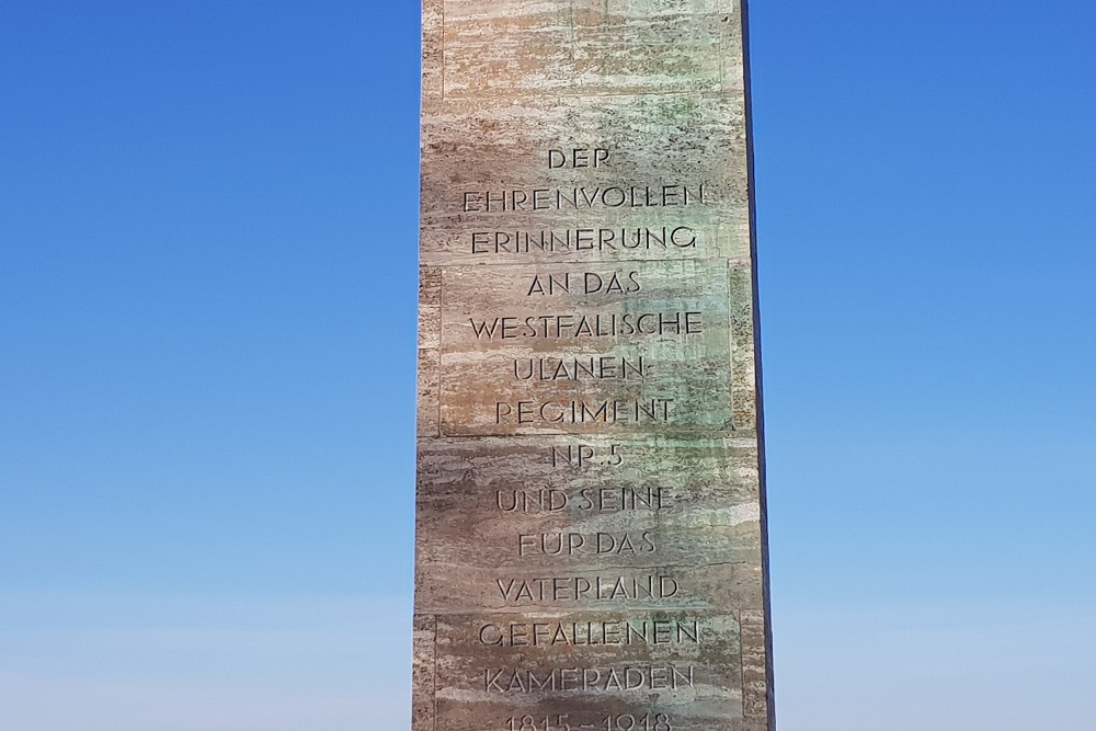 Memorial to the Westphalian Lancer Regiment no. 5 #1