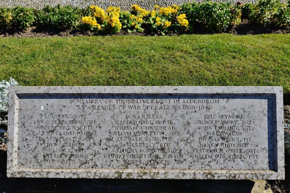 Memorial Civilan Casualties Aldeburgh #1