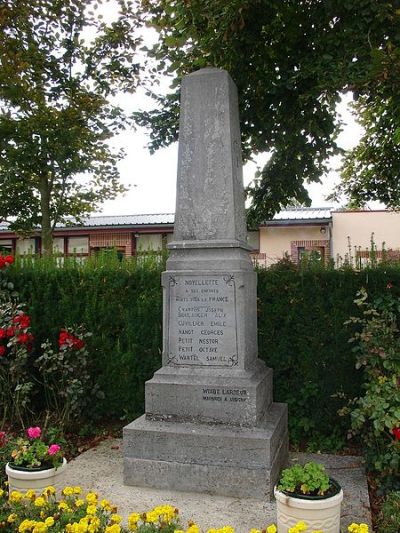 Oorlogsmonument Noyellette #1