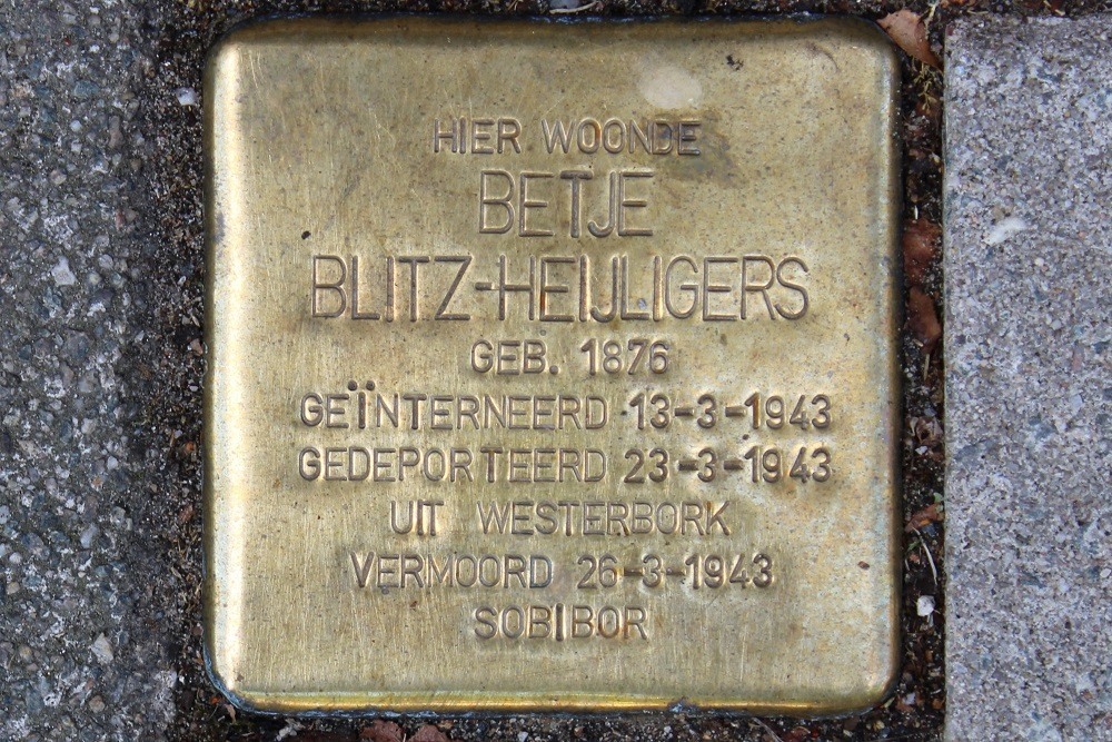 Stolperstein Boterdiepstraat 4 #1