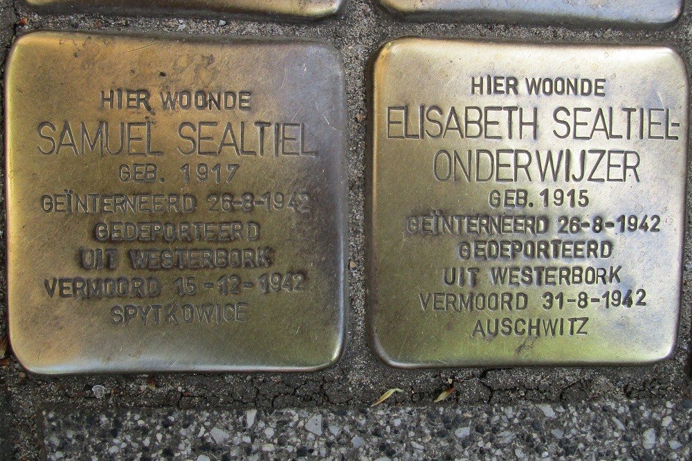 Stolpersteine Pretoriusstraat 16 #4