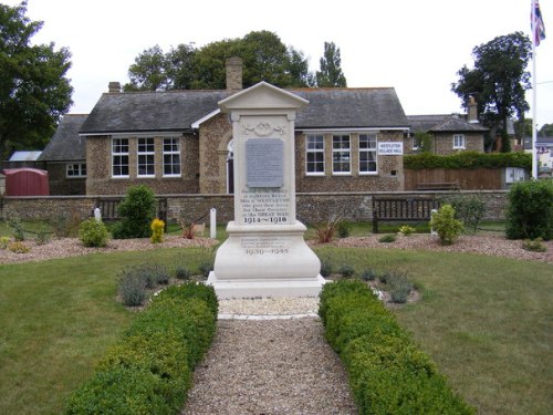 Oorlogsmonument Westleton