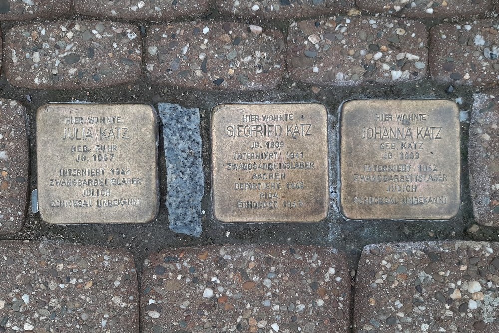 Stumbling Stones Aachener Straße 14-16 #2