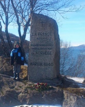 Monument Franse Soldaten Slag om Narvik #1