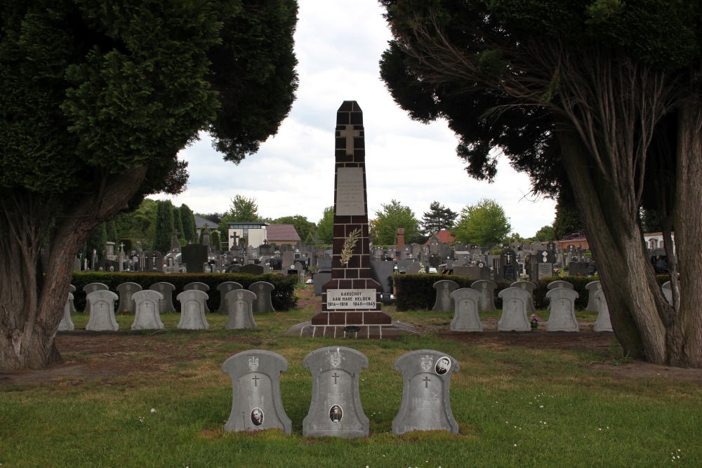 Oorlogsmonument Aarschot Begraafplaats