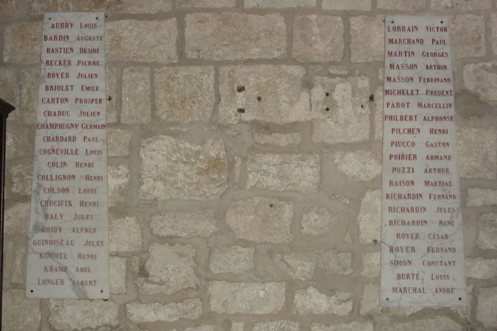 World War I Memorial Écrouves #1