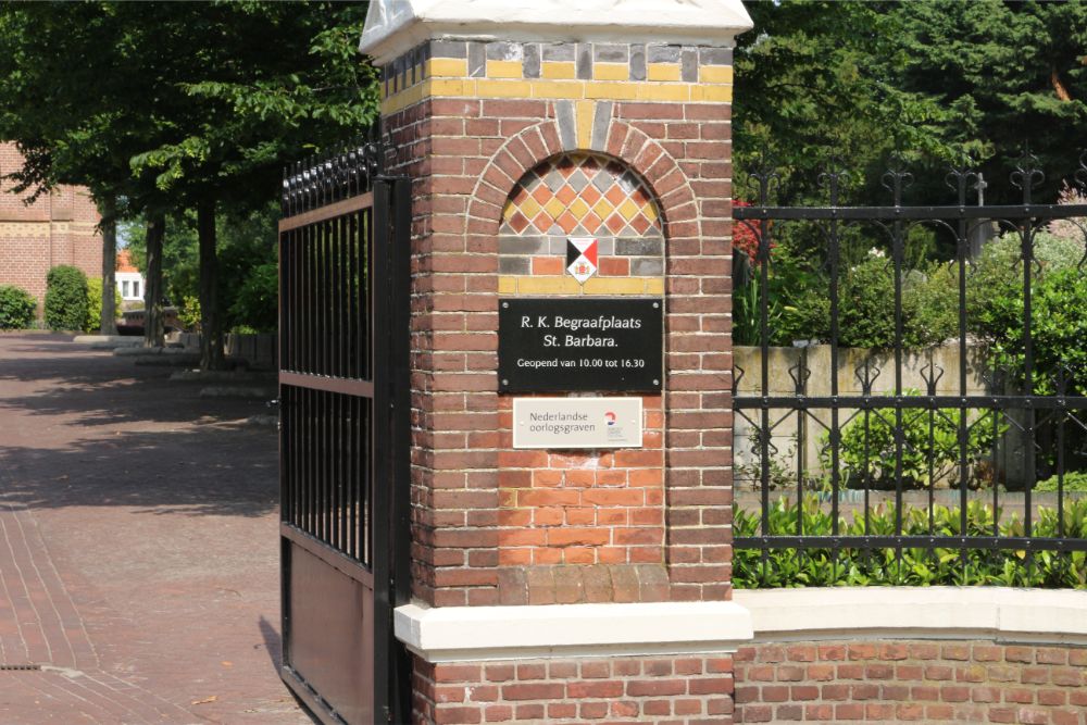 Nederlandse Oorlogsgraven Rooms Katholieke Begraafplaats St. Barbara #2