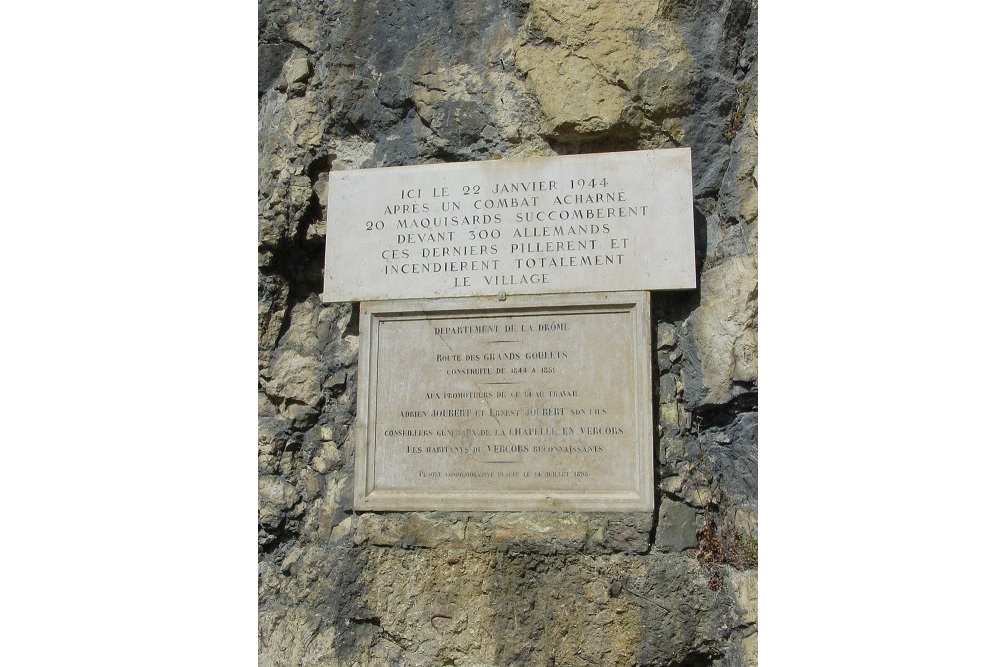 Memorial Battle 22-01-1944 Saint-Martin-en-Vercors #1