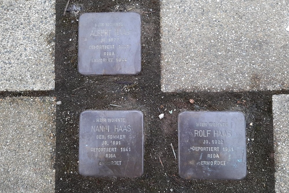 Stolpersteine Steinstrae 5 (nu Am Markt 12)