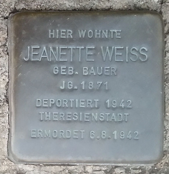 Stolpersteine Viktor-Scheffel-Straße 16 #1
