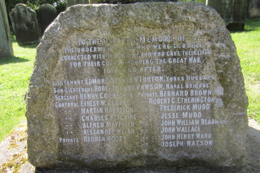 War Memorial Kildale