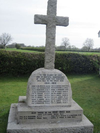 War Memorial Maesbury Marsh