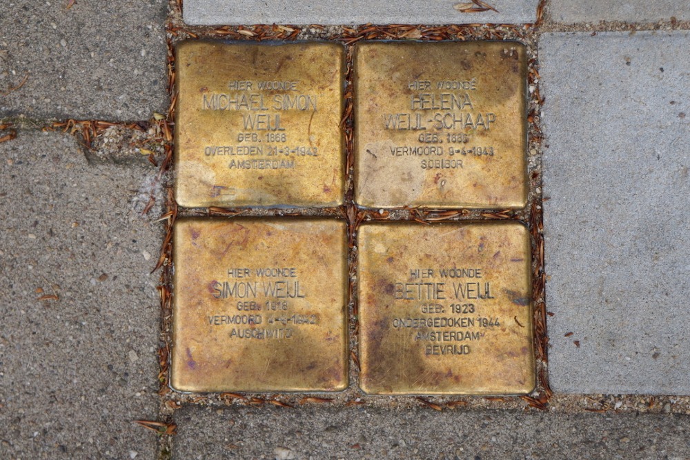 Stolpersteine Burg. Dijckmeesterweg 1 #1