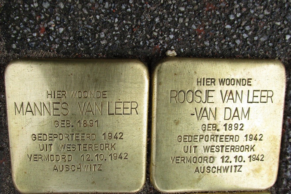 Stolpersteine Schepenstraat 20A #2