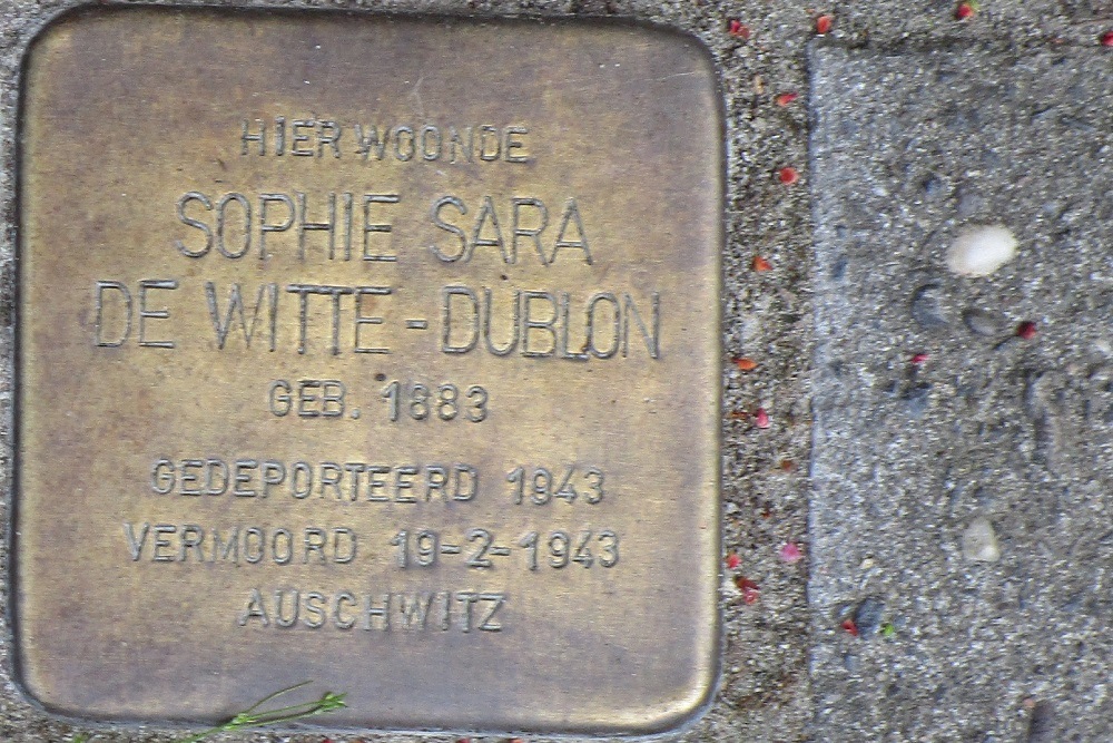 Stolpersteine Aastraat 26 #3