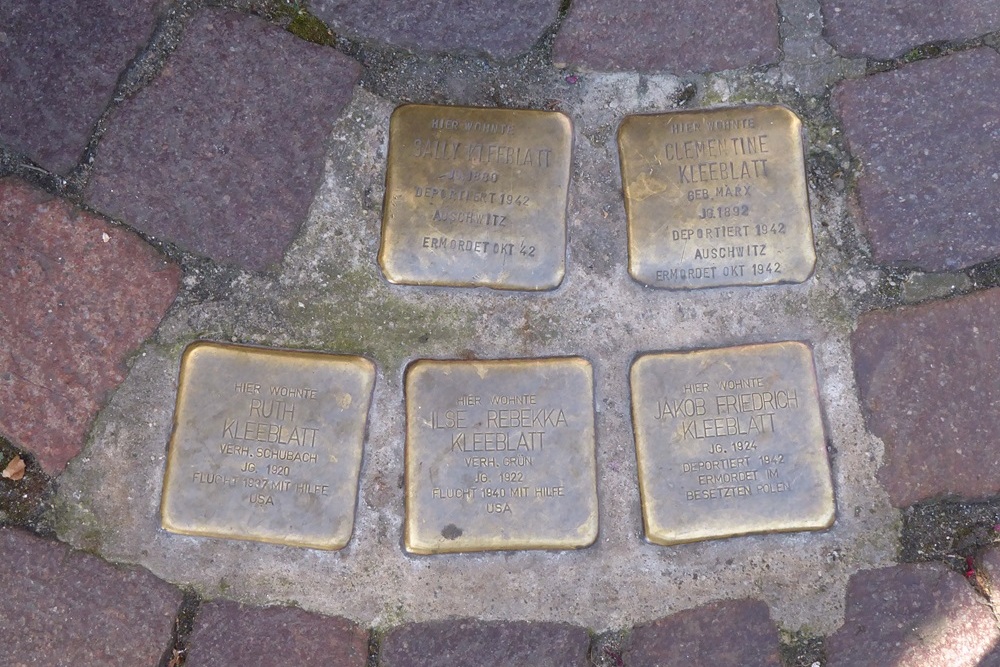 Stolpersteine Aschaffenburger Strasse 7