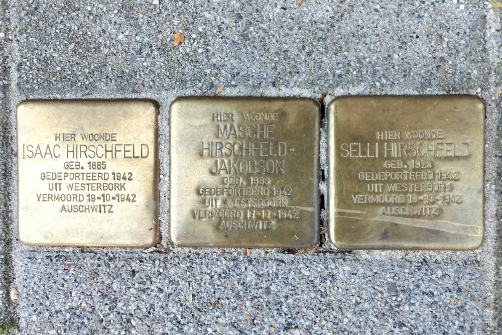 Stolpersteine Witte van Haemstedestraat 7b #1