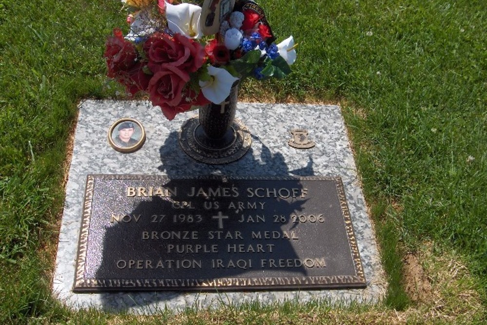 American War Grave Rose Hill Memorial Gardens