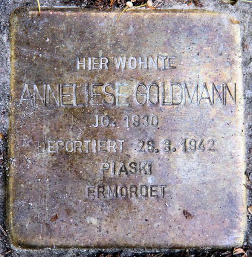 Stolpersteine Schellendorffstrae 31 #2