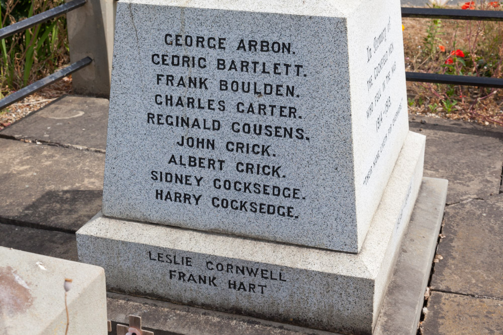 War Memorial Cockfield #3