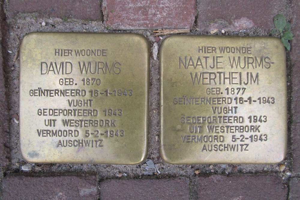 Stolpersteine Nieuwe Amstelstraat voormalig 33 #2