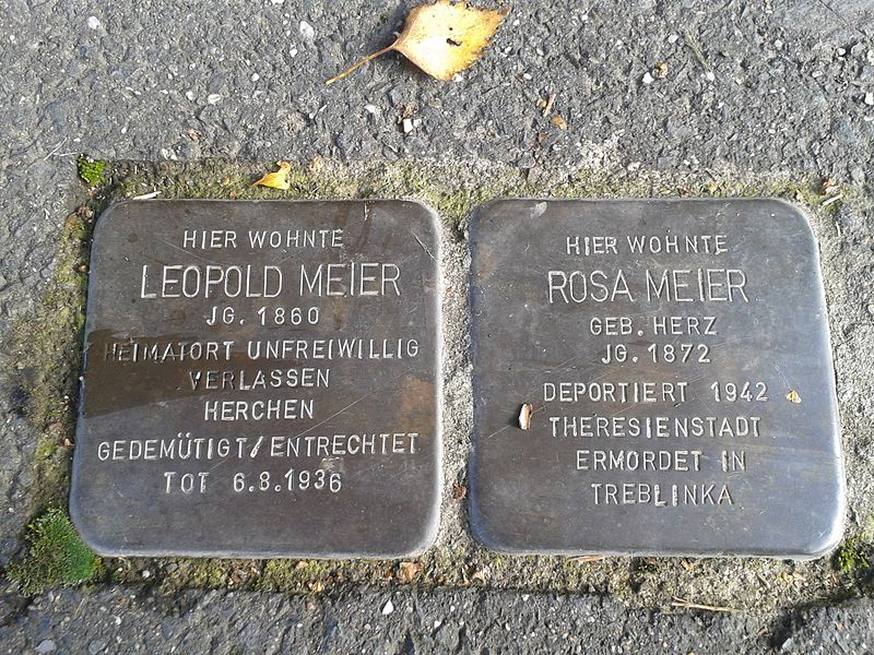 Stolpersteine Ennenbacher Strae 8 #1