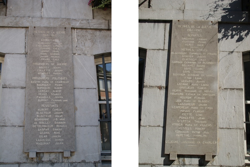 Oorlogsmonument Stadhuis Theux