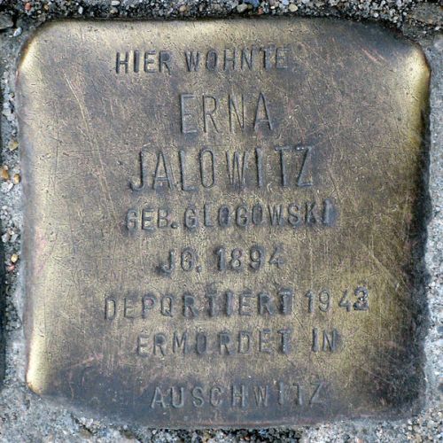 Stolpersteine Kleine Alexanderstraße 8